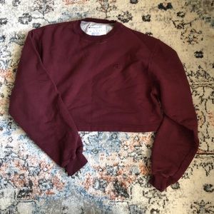 Vintage Champion cropped sweatshirt